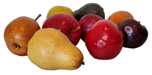 Fruta sintética mixta - Marca verde agricultor de aspecto realista - 9 piezas - Imagen 1 de 6
