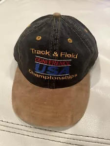 Sombrero Ajustable Negro/Bronceado de la Conferencia de Pista y Campo de los Campeonatos de EE. UU. OTTO GORRA - Imagen 1 de 7