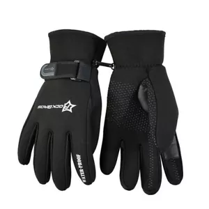 ROCKBROS Winter Gloves Thermal Fleece Outdoor Riding Cycling Cold Weather Unisex - Picture 1 of 7
