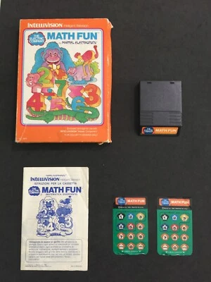 Math Fun Intellivision Mattel Pal Italiano Usado Completo - Imagen 1 de 4