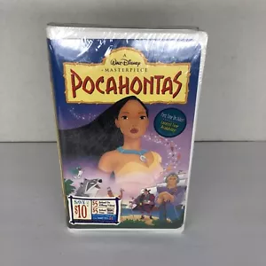 Pocahontas Disney Masterpiece Collection VHS 1996 First edition Rare Sealed New - Foto 1 di 3