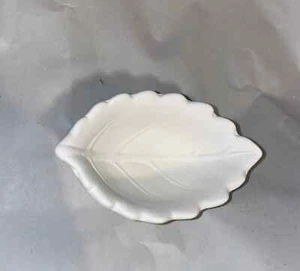 Palmblatt Schale Glas Schmelzen/Drapieren Ofen Buntglas Slump Form 2" B x 2,5" - Bild 1 von 2