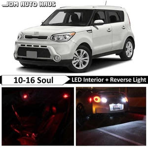 14x Red Interior License Plate Reverse LED Lights Bulb Fits KIA Soul 2010-2016 - Picture 1 of 12
