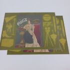 Vintage Coke 1980s Coca Cola Coke Plastic Coated Place Mats Collectible Set of 2 Only C$12.71 on eBay