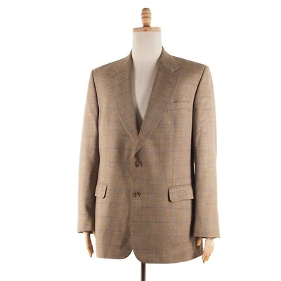 DAKS London Vintage Mens Wool Linen Silk Blazer Sport Coat Jacket size 42 / 52 - Image 1 of 4