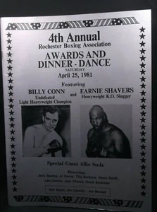 Rochester Boxing Association 4th Annual Awards Dinner Program 25 April 1981 - Bild 1 von 2