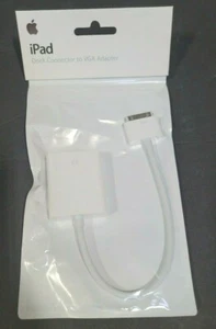 NEW APPLE IPAD DOCK CONNECTOR TO VGA ADAPTER MODEL A1368 - Picture 1 of 4