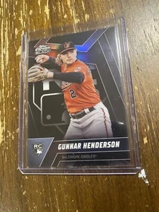 2023 Topps Chrome Black Image Variation Gunnar Henderson SP Case Hit Rookie - Picture 1 of 2