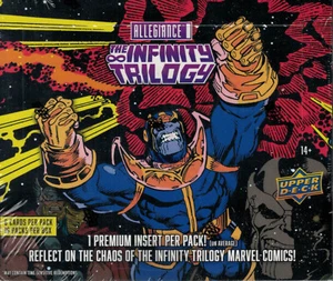 2023 UPPER DECK MARVEL ALLEGIANCE INFINITY TRILOGY TRADING CARDS HOBBY BOX NEW!! - Picture 1 of 2