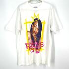 Aaliyah Princess Of R&B Portrait T-Shirt White Women's Size XL NWOT