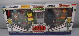 NECA TMNT Teenage Mutant Ninja Turtles Stump Wrestling Figur 4 Stück Kartonschaden - Bild 1 von 11