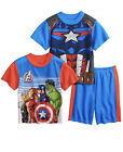 NWT 6 captain america hulk thor ironman summer marvel comics pajamas avengers pj