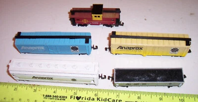 Rare 5 X Bachmann ANAPROX NAPROKEN SODUM Promotional Advertising N Sca Train Car - Image 1 of 4