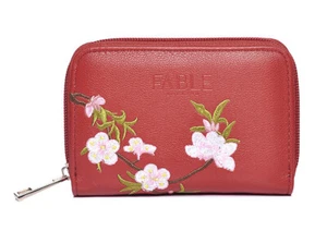 The Olive House® Damen Floral Blossom Medium Geldbörse Portemonnaie Rot - Bild 1 von 4