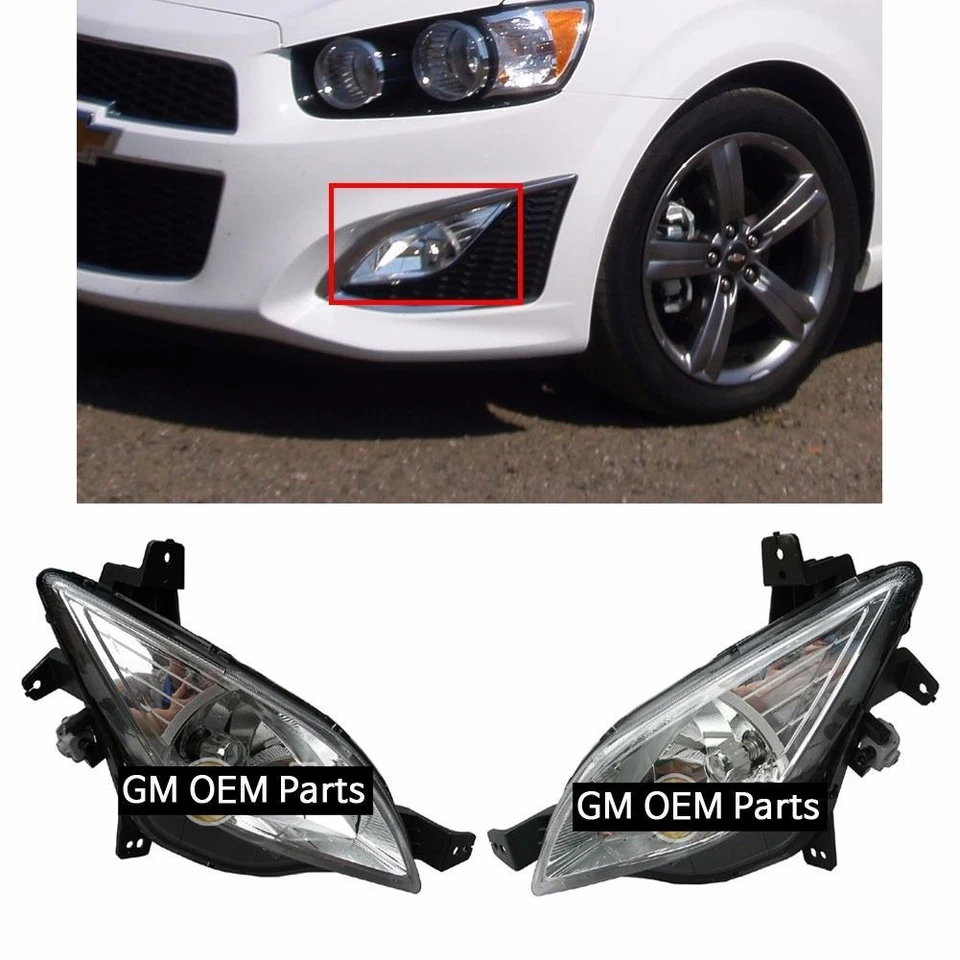 Faro antiniebla izquierdo derecho 2 piezas para GM Chevrolet Sonic RS Turbo 2013+ piezas OEM Foto 1 de 1