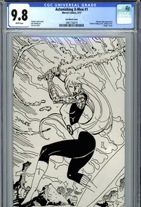 Astonishing X-Men #1 (2017) Marvel CGC 9.8 White Jim Lee Virgin Sketch Variant - Picture 1 of 3
