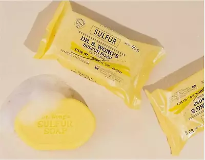 Dr. S. Wong's Sulfur Soap 80g - Antiparasitic / Antifungal - Fast UK Delivery - Image 1 of 3