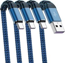 3Pack 6FT Fast Charging Cable USB C Cable Type-C Charger Cord For Samsung Galaxy