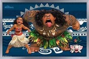 Trends International Moana-Faces Wall Poster, 24.25" x 35.75", Multicolor - Picture 1 of 6