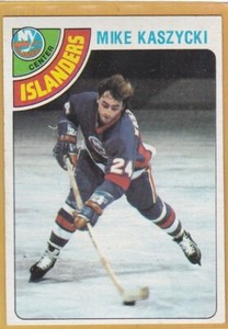 1978-79 TOPPS HOCKEY MIKE KASZYCKI ROOKIE #171 ISLANDERS EXMT/EXMT+ *A10551