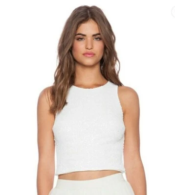 Camiseta sin mangas Bailey 44 You're The Top de lentejuelas recortadas Foto 1 de 4