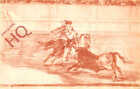 Picture Postcard; Goya, Un Caballero Espanol, Bull Fight