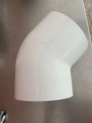 Nuevo Calcetín Codo PVC Sch 40 PVC 6" 45 Grados PVC Foto 1 de 4