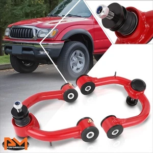 For 95-04 Toyota 4Runner Tacoma 2"-4" Lift Front Upper Control Arms Red Pair - Picture 1 of 6