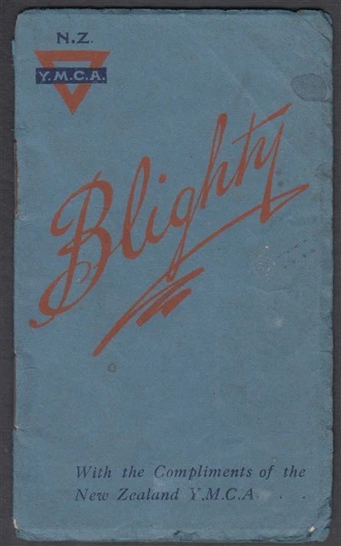 NUEVA ZELANDA 1914/19 PRIMERA GUERRA MUNDIAL NZ Y.M.C.A. Folleto “BLIGHTY” 24pp (ID:099/D65910) Foto 1 de 1