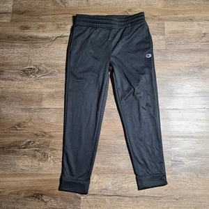 Pantalones deportivos Champion talla 14-16 grandes negros con bolsillos - Imagen 1 de 9