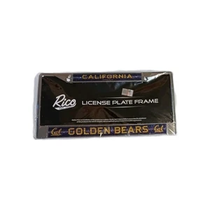 Rico Industries College Cal Berkeley Golden Classic 12" x 6" Silver Bling Cromo - Imagen 1 de 5