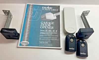 Genie Screw Drive Garage Door Opener Manual Series IS, ISL, IC, H and Parts - Image 1 of 4
