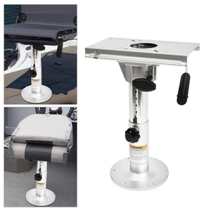 Heavy Duty Shock Absorbing Adjustable Waverider Marine Boat Seat Pedestal 13-19" - Foto 1 di 22