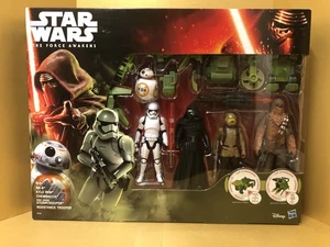 Star Wars The Force Awakens Action Figure Set 5 Figures & Accessories New B4016 - Picture 1 of 5