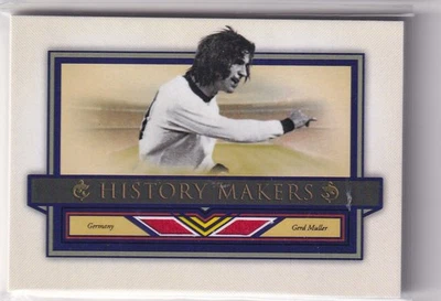 Futera  World Football GERD MULLER Germany Patch Card /9 History Makers Rare - Image 1 of 2