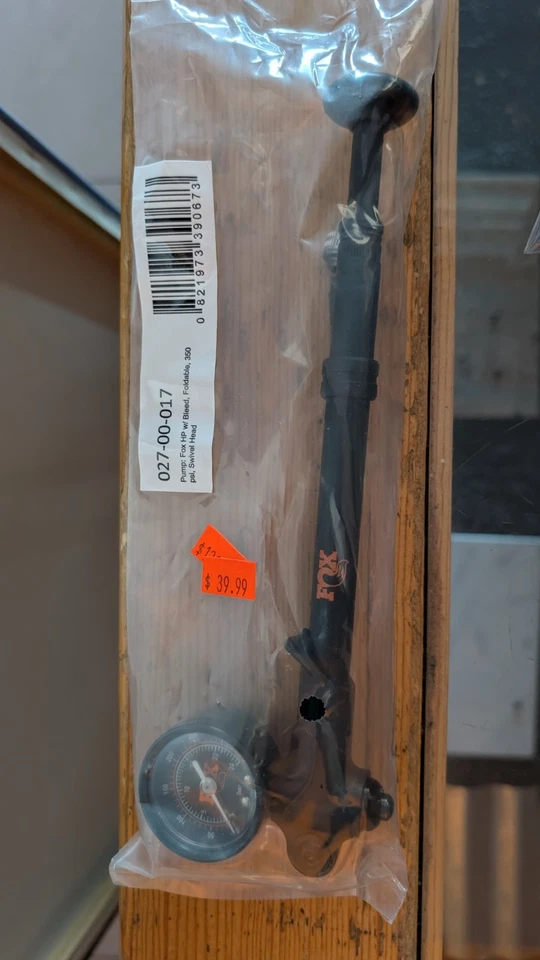 Bomba de choque Fox Factory HP 350PSI con cabezal giratorio Foto 1 de 1