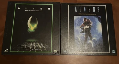 Alien & Aliens Special Widescreen Collector's Edition LaserDisc Box Set Weaver Foto 1 de 4