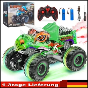 Ferngesteuertes Monster Auto RC Auto 2.4GHz Kinder Mit Musik-/Licht-/Sprüheffekt - Bild 1 von 23