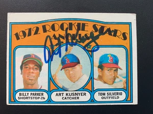 Art Kusnyer Signed 1972 Topps #213 Rookie Card California Angels Autograph COA - Picture 1 of 5