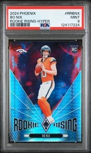 2024 PANINI PHOENIX ROOKIE RISING HYPER #RRBNX BO NIX (RC) PSA 9 MINT Broncos! - Foto 1 di 2