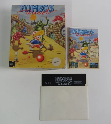 Flimbo's Quest - Commodore 64 / 128 - C64 - Disk - CIB - Komplett ! - Bild 1 von 4