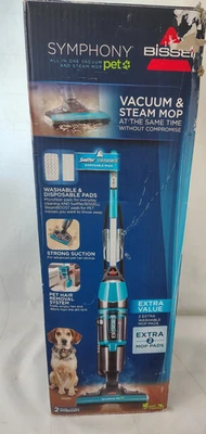 Bissell Symphony Pet Vacuum & Steam Mop All-in-One, BRAND NEW, Open Box - Image 1 of 4