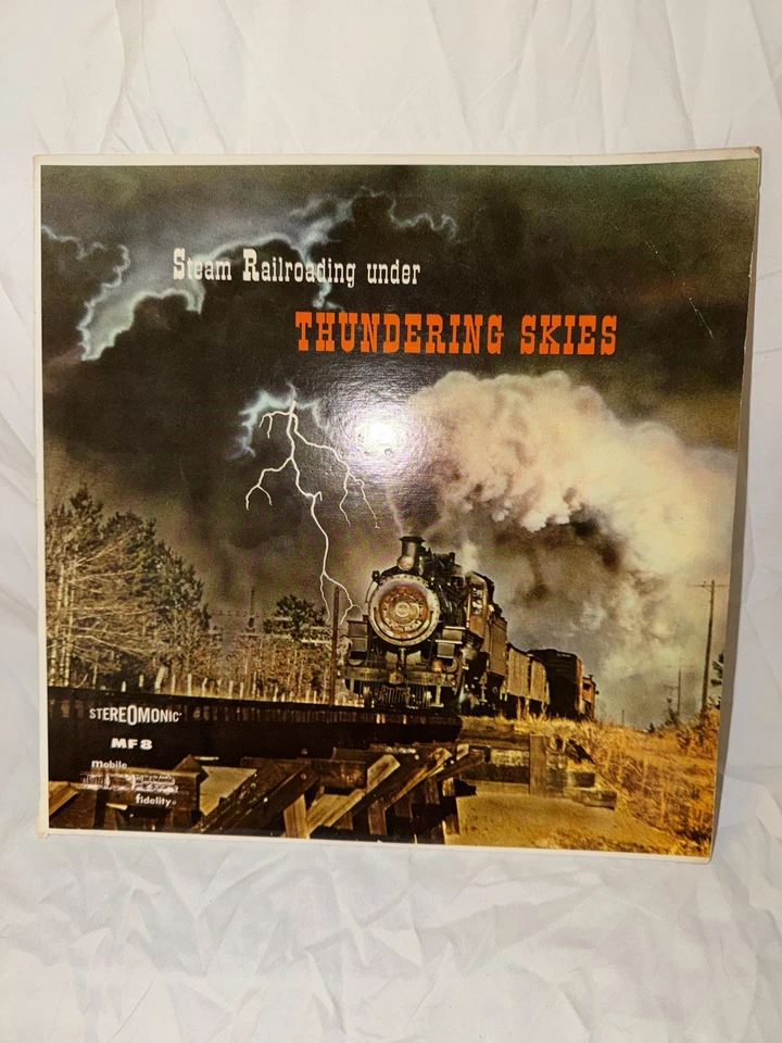 STEAM RAILROADING UNDER THUNDERING SKIES lp Mobile Fidelity MF8 stereo 1961 Foto 1 de 3
