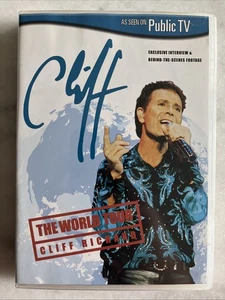 Cliff - The World Tour Cliff Richard (DVD, 2003) British Pop Star, Rare OOP - Picture 1 of 3