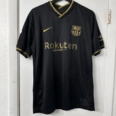 Camiseta de fútbol Nike FC Barcelona 2020-21 visitante años 2020 negra L Foto 1 de 4