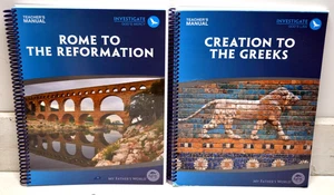 Rome To The Nations & Creation To The Greeks - Both Teacher's Manuals - Foto 1 di 3
