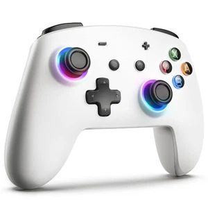 Switch Controller, Wireless Bluetooth Connection, Double Vibration, 6-Axis Gyro - Picture 1 of 8