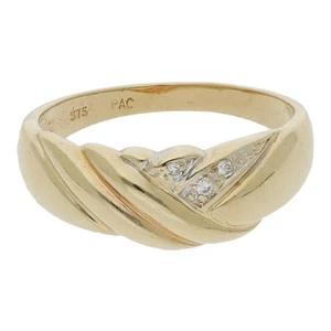 Anillo Brillante Oro 375/9K Mujer Joyería Regalo T. 60 R02.8405 - Imagen 1 de 3