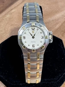 Donna Concord Saratoga 15.25.1833 Acciaio Oro 18k 25MM Quarzo Diamante - Foto 1 di 14
