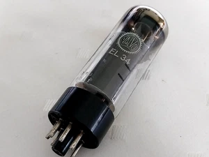 Valvo EL 34 Tube Röhrenverstärker Valvo EL34  /6ca7  Code Xf 3 B3L1  O Getter ! - Bild 1 von 6